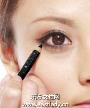 區(qū)域描畫(huà)法畫(huà)出讓人羨慕大眼妝