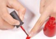 美甲教程之打造浪漫雪花法式亮甲