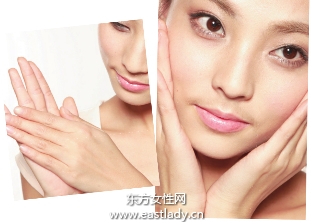 深淺粉底混搭高光蜜粉營造立體裸妝