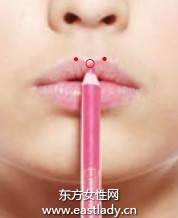 勾勒完美唇形的唇妝畫法