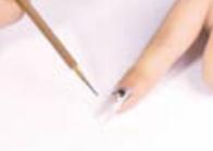 美甲教程之打造黑白雕花彩繪美甲