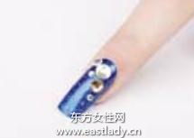 美甲教程之完美貼鉆手法技巧