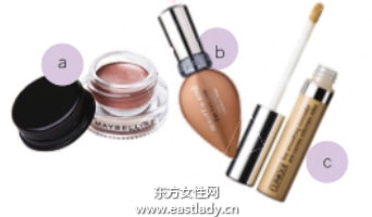 膏狀與液體眼影制造潤澤質(zhì)感