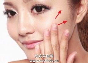 腮紅修飾顴骨打造立體感妝效