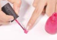 美甲教程之打造炫目斑點(diǎn)法式亮甲