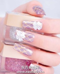 美甲教程之打造成熟麗人聚會美甲