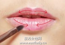 勾勒完美唇形的唇妝畫法