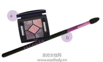 濃淡漸變眼影塑造光影交錯感