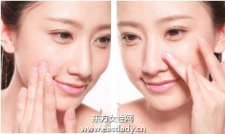 防止局部干燥造成脫妝