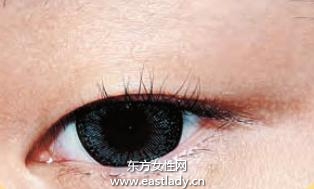 若有若無(wú)的隱形眼線的畫(huà)法