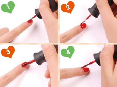 如何正確指涂抹指甲油