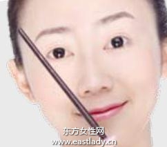 眉毛的黃金比例畫(huà)眉法