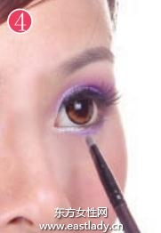 適合工作聚會的知性美女淡雅妝容畫法