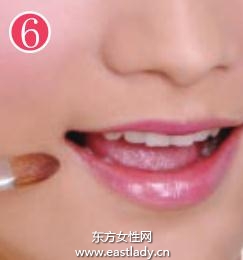 嬌嫩紅唇細(xì)致描畫法