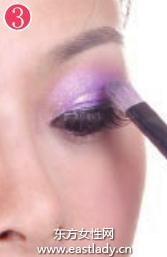 適合工作聚會的知性美女淡雅妝容畫法