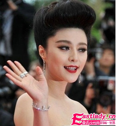 法國戛納節(jié) 范冰冰與李冰冰妝容pk