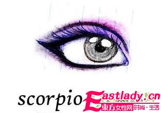 十二星座眼妝藝術(shù)版與真人版對比