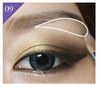 畫韓國貓眼妝的詳細步驟