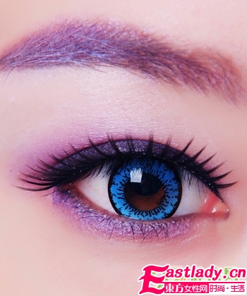 十二星座眼妝藝術版與真人版對比