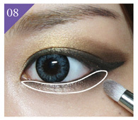 畫韓國貓眼妝的詳細步驟