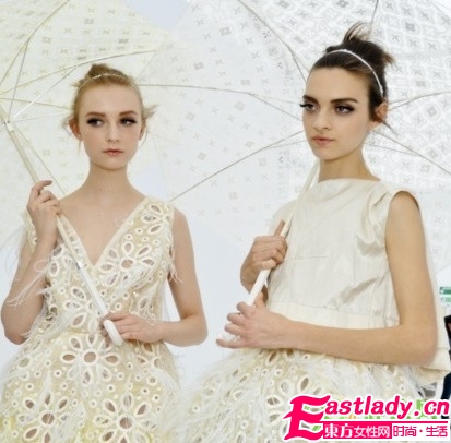 LV2012春夏秀場(chǎng) 清新純美公主妝