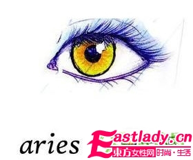 十二星座眼妝藝術(shù)版與真人版對(duì)比