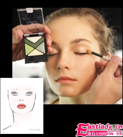 金屬色妝容怎么畫
