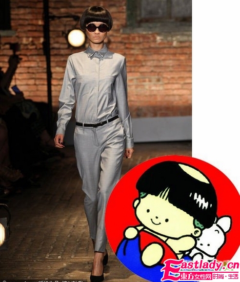 爆笑 酷似卡通的T臺(tái)發(fā)型