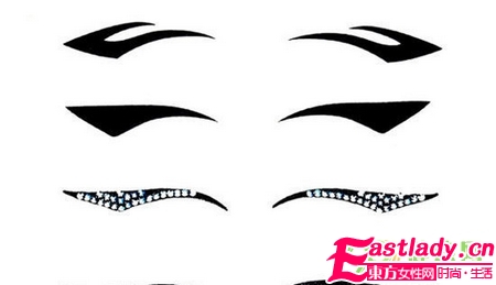 用貼的眼線 讓T臺妝容變簡單