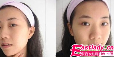 真人示范 韓MM裸妝步驟