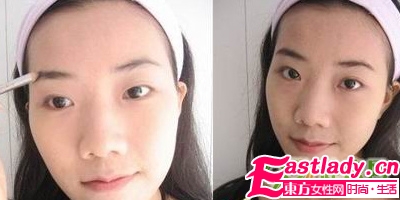 真人示范 韓MM裸妝步驟