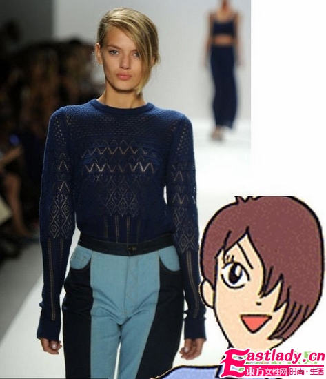 爆笑 酷似卡通的T臺發(fā)型