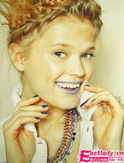 嘴唇紋身紙 用貼的唇膏