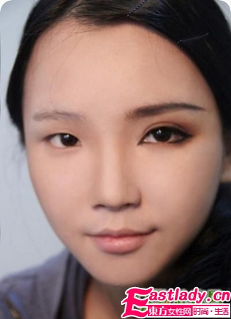 奇 看路人顏如何變美女 裸妝教學