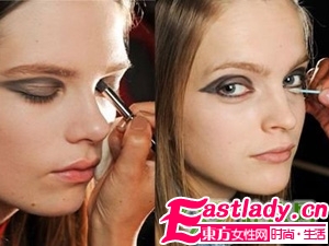 2011年秀場灰色眼影最流行