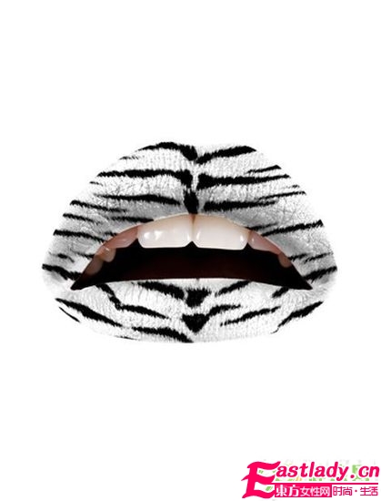 嘴唇紋身紙 用貼的唇膏