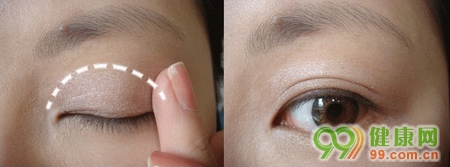 粉紫浪漫眼妝畫法步驟