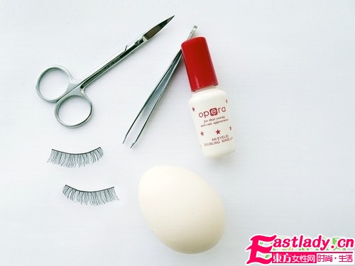 圖文演示濃密假睫毛怎么帶
