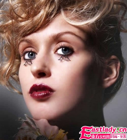 剪紙式假睫毛 藝術(shù)美妝