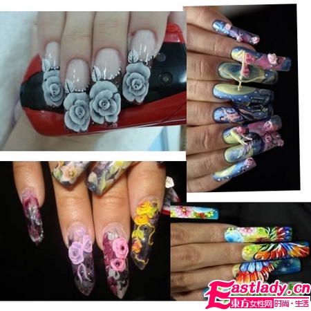 美甲創(chuàng)意 各式各樣的指甲貼