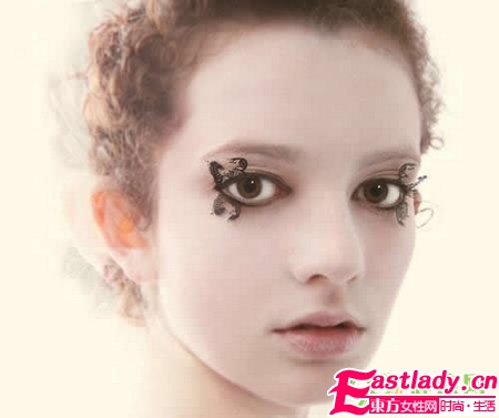 剪紙式假睫毛 藝術(shù)美妝