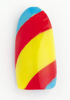 教你DIY夏日絢麗花色指甲