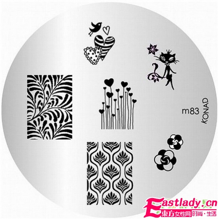 香奈兒品牌靈感的美甲圖