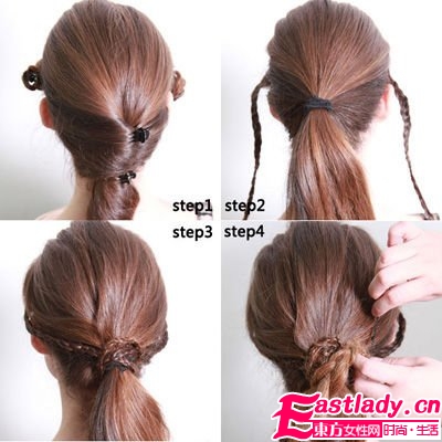 打造日系棕色系眼妝+蓬松大波浪