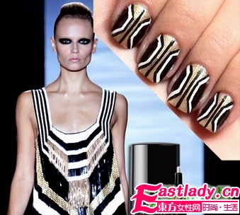 幾何美甲引領(lǐng)2012美甲流行
