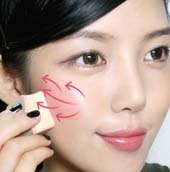 用口紅畫出自然好看腮紅
