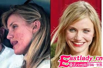 國(guó)際女星化妝前后判若兩人