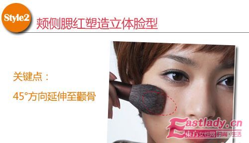 魅惑腮紅的五大修飾畫法