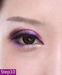 初秋浪漫紫色妝 守候久違的愛情