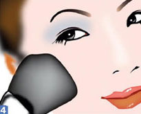 如何化妝成一個(gè)大眼睛小嘴巴尖下巴的美女